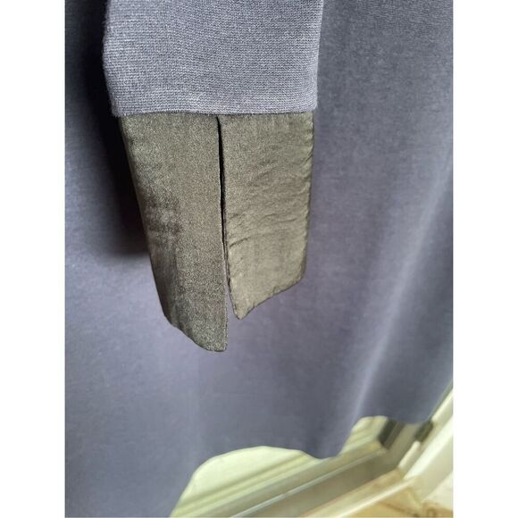 Boden Josie Ponte Bow tie Neck Sheath Dress Navy Blue Size US 16R Career - Picture 10 of 12